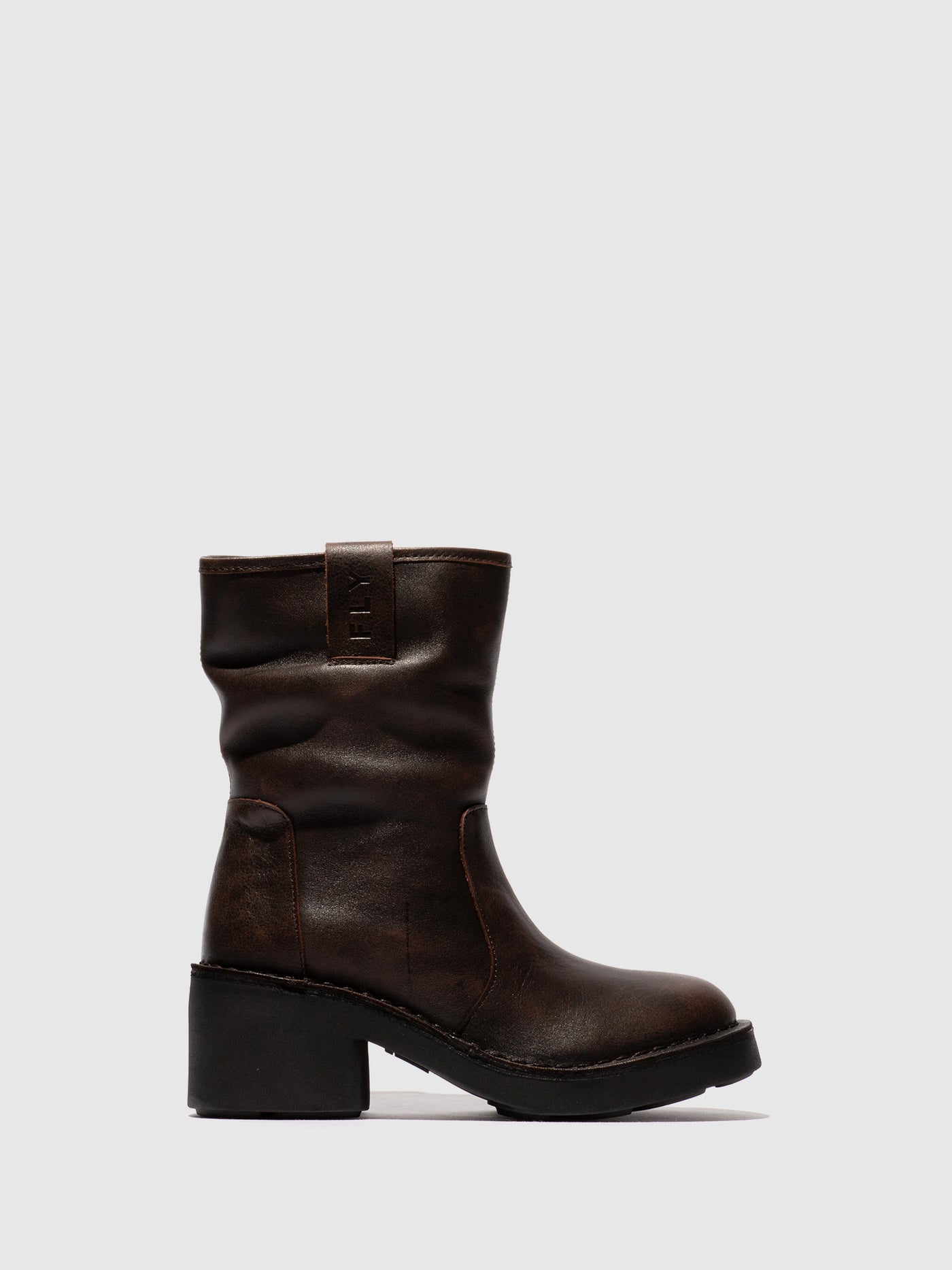 Slip-on Ankle Boots NECH193FLY DK. BROWN
