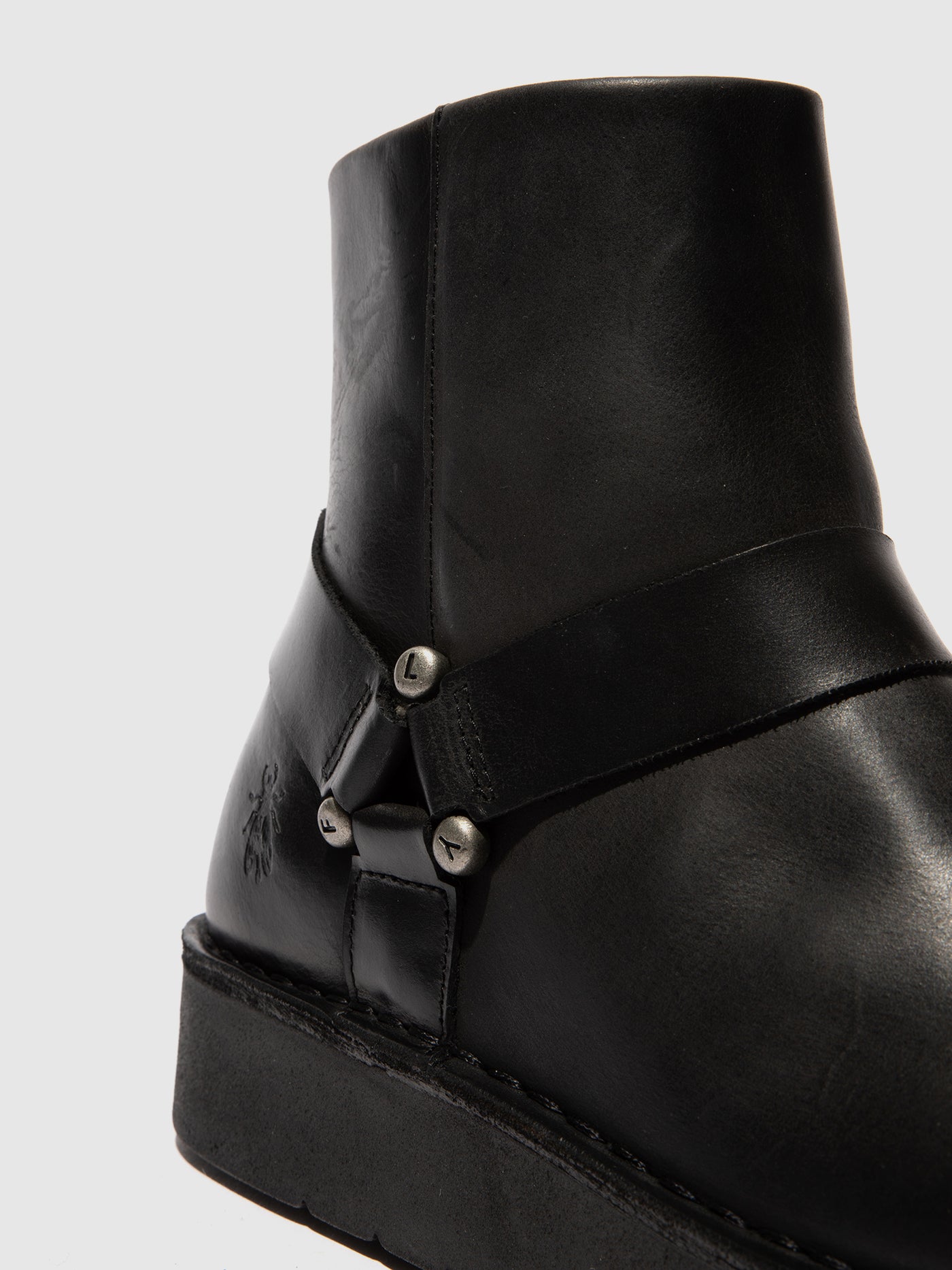 Zip Up Ankle Boots REWI197FLY BLACK