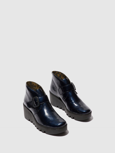 Buckle Ankle Boots BIRT397FLY ROCK NAVY