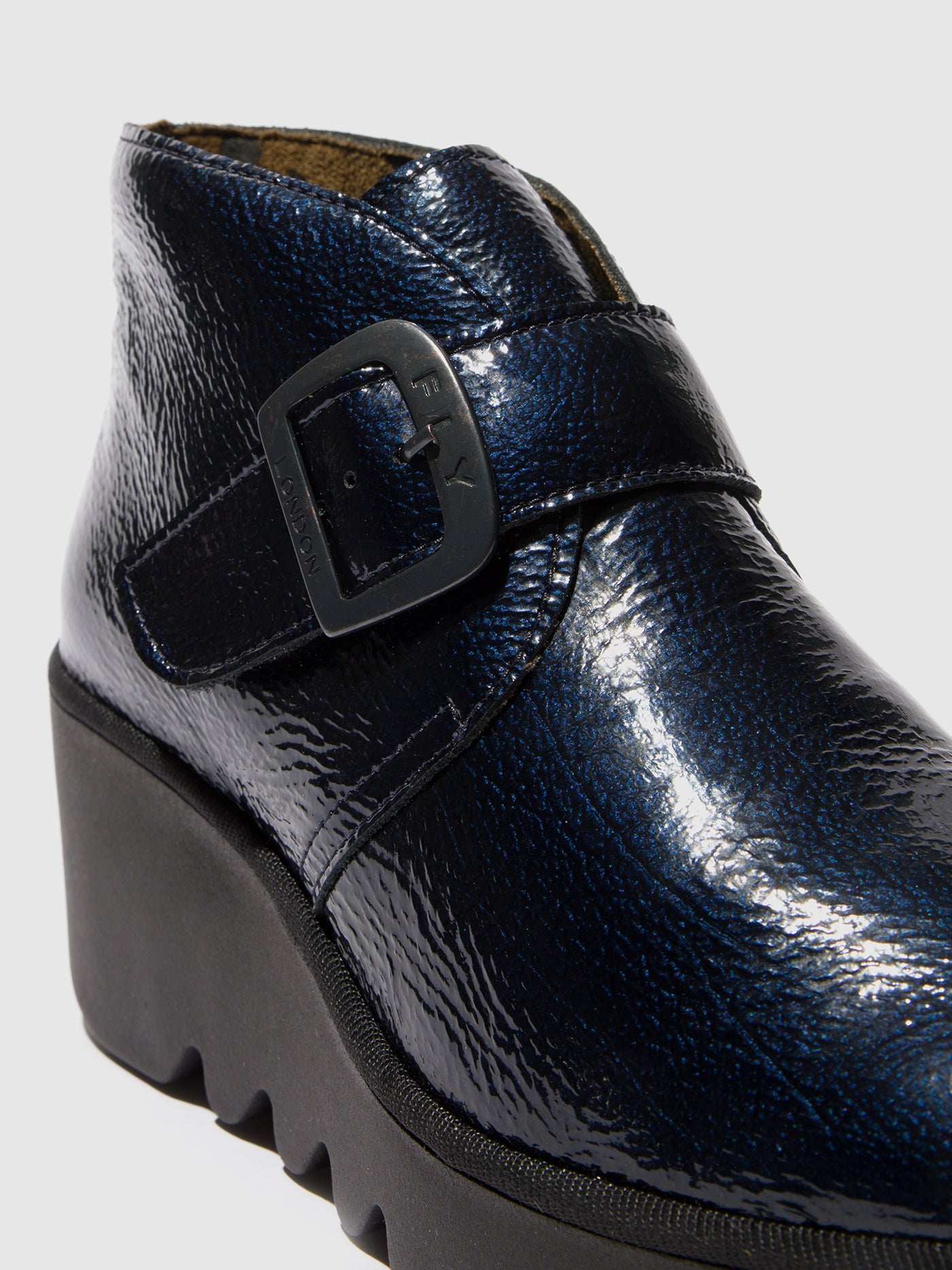 Buckle Ankle Boots BIRT397FLY ROCK NAVY