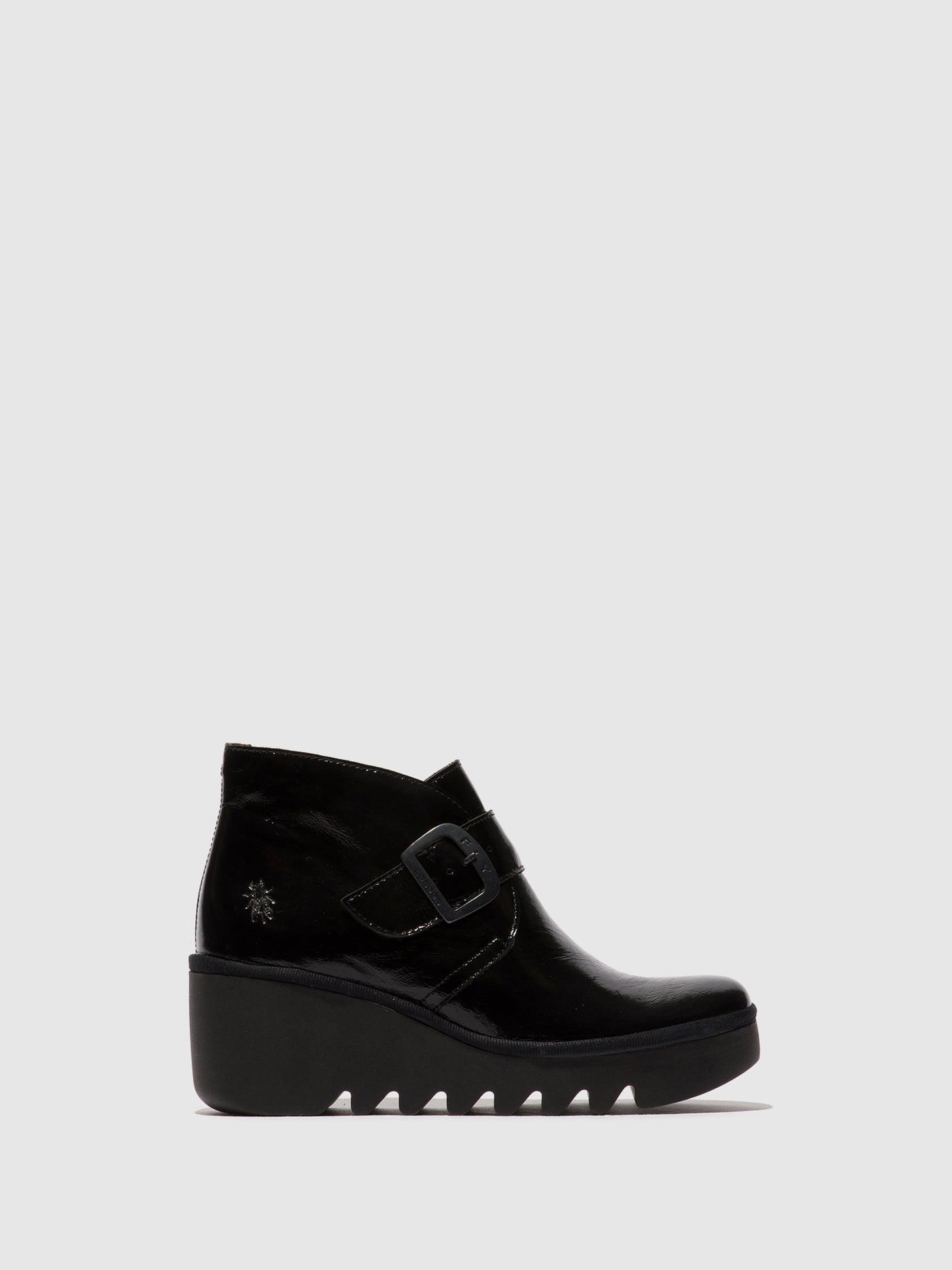 Buckle Ankle Boots BIRT397FLY NAPPALAK BLACK