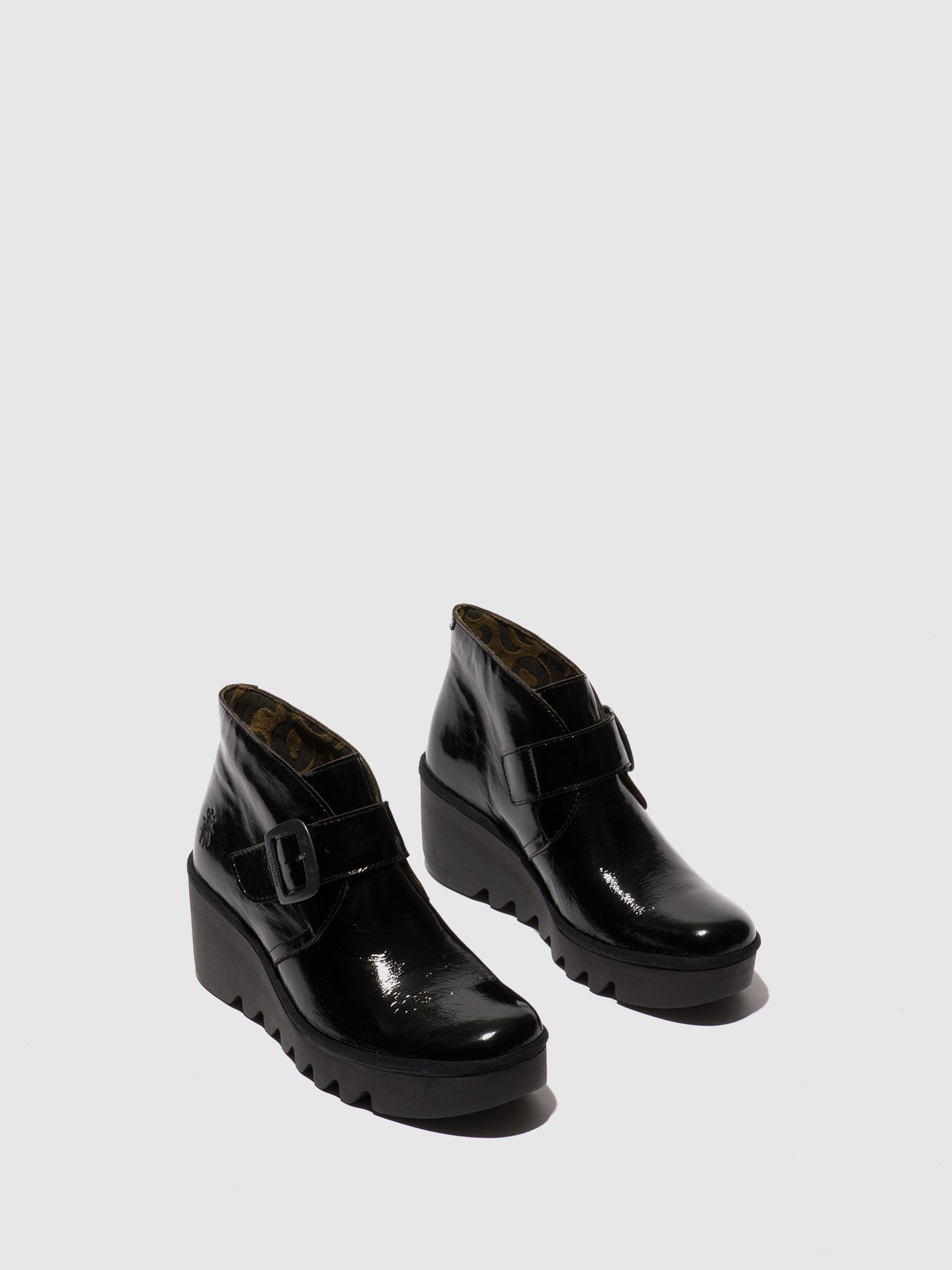 Buckle Ankle Boots BIRT397FLY NAPPALAK BLACK