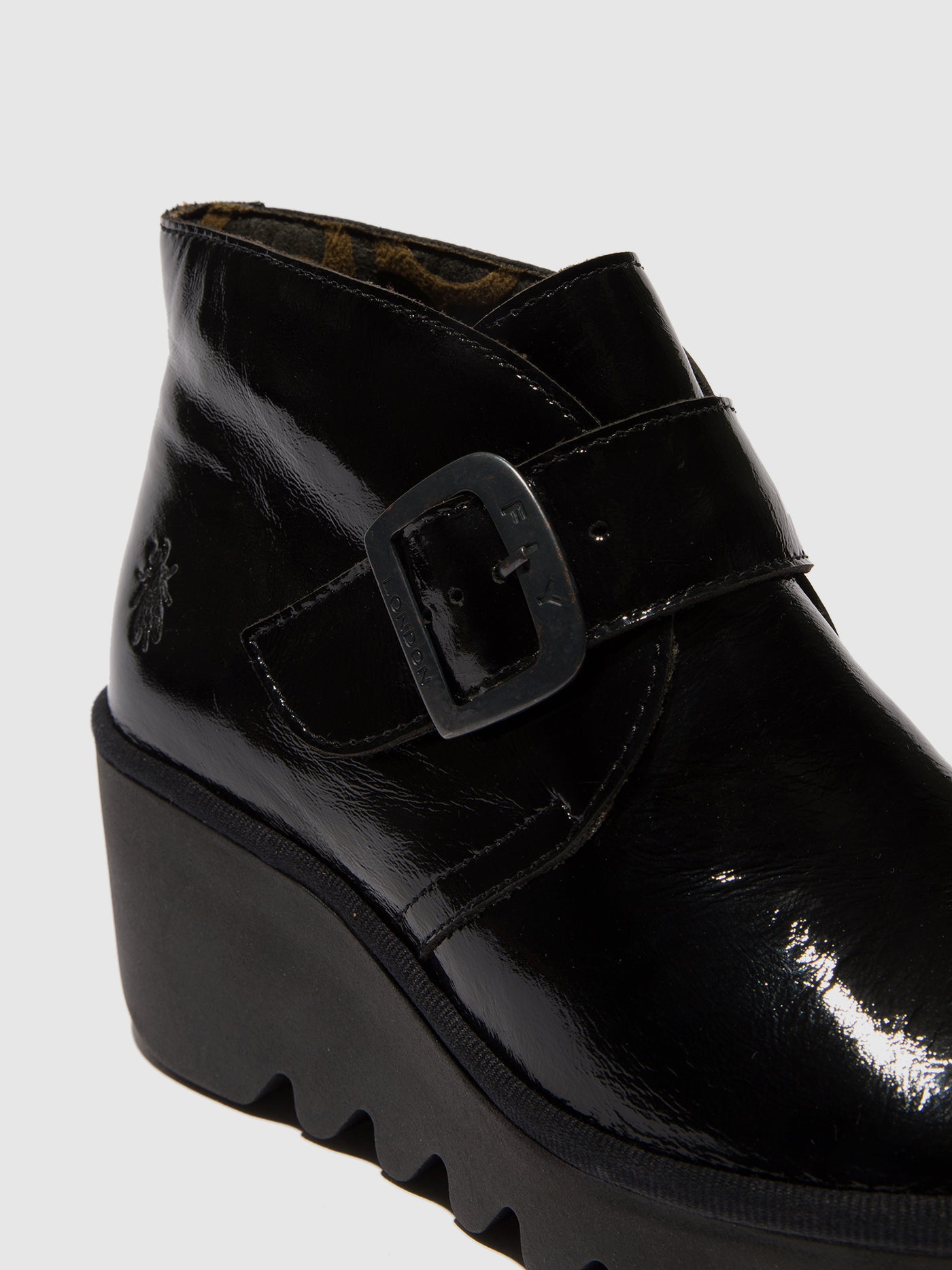 Buckle Ankle Boots BIRT397FLY NAPPALAK BLACK