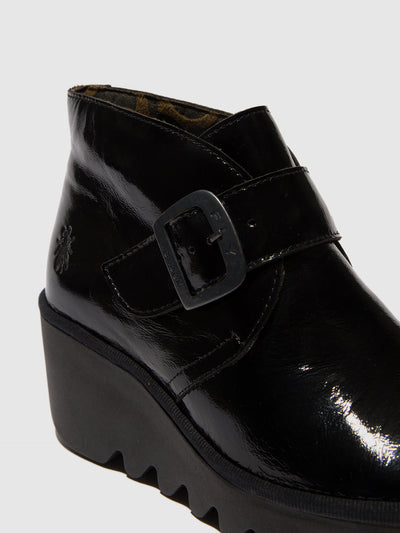 Buckle Ankle Boots BIRT397FLY NAPPALAK BLACK