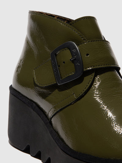 Buckle Ankle Boots BIRT397FLY SEA KELP