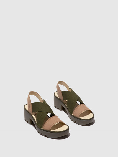 Crossover Sandals TAJI502FLY TAUPE/KHAKI