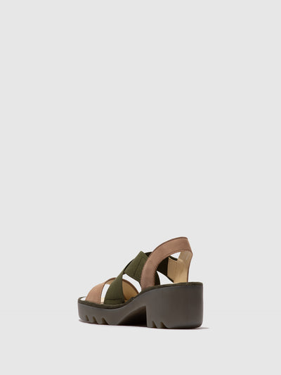 Crossover Sandals TAJI502FLY TAUPE/KHAKI