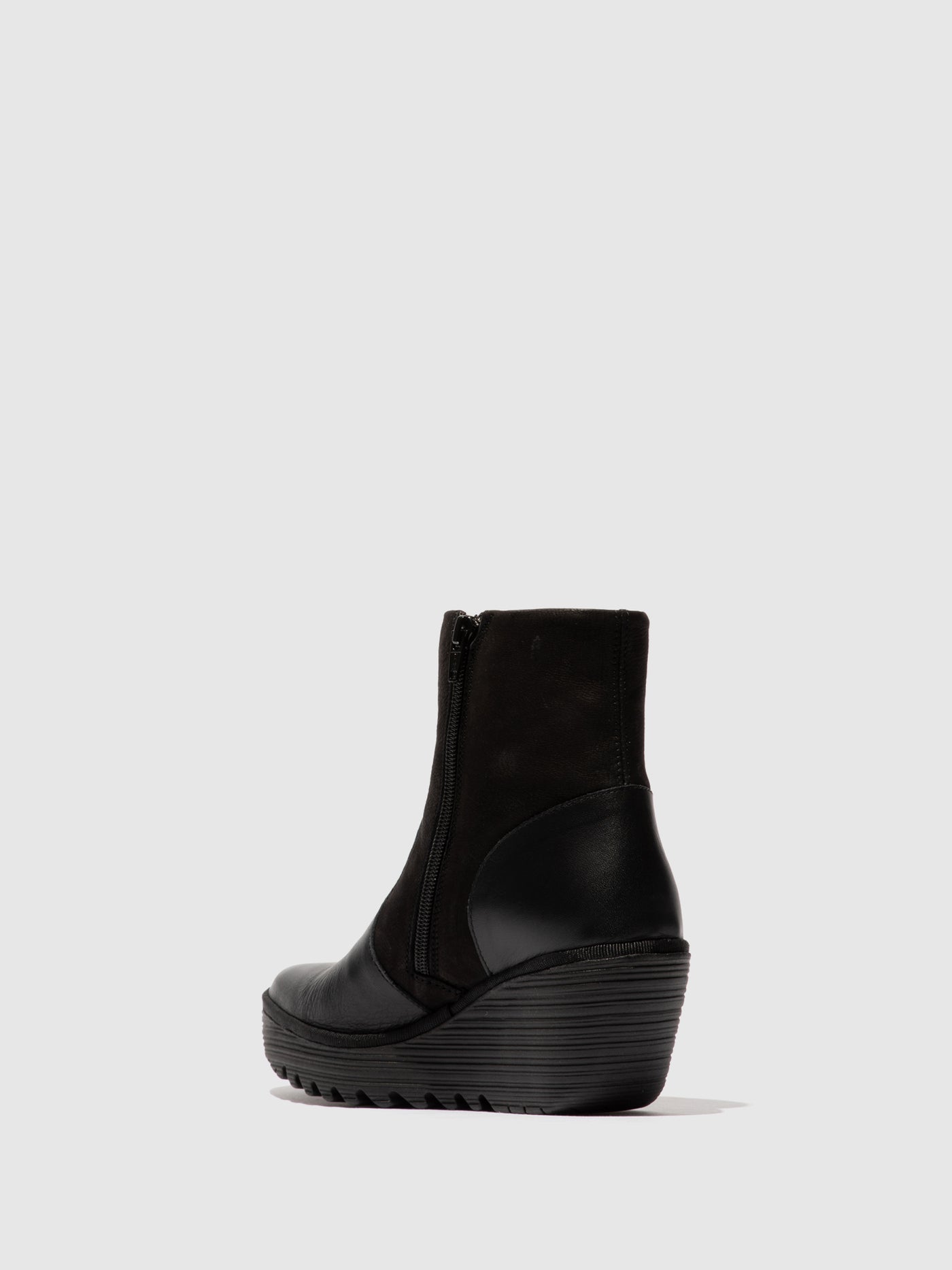 Zip Up Ankle Boots YUXI506FLY DUBLIN/CUPIDO BLACK/BLACK