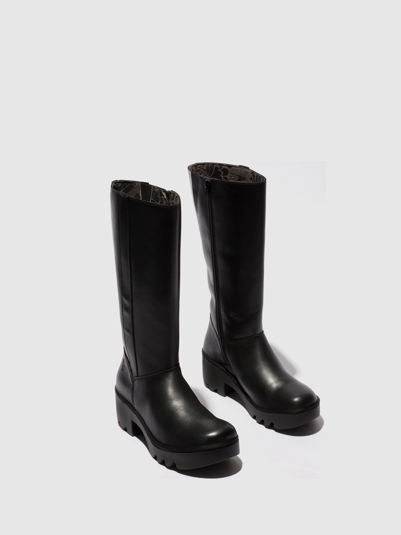 Zip Up Boots TAAB512FLY BLACK