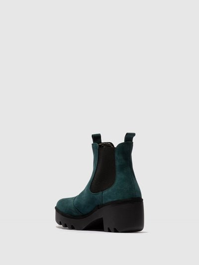 Chelsea Ankle Boots TRIG514FLY OIL SUEDE PETROL