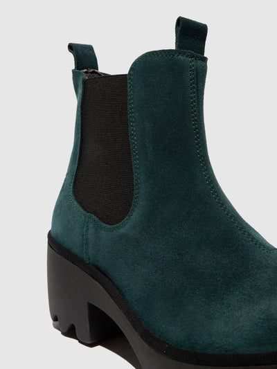 Chelsea Ankle Boots TRIG514FLY OIL SUEDE PETROL
