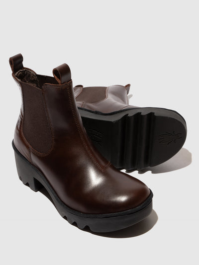 Chelsea Ankle Boots TRIG514FLY DK. BROWN
