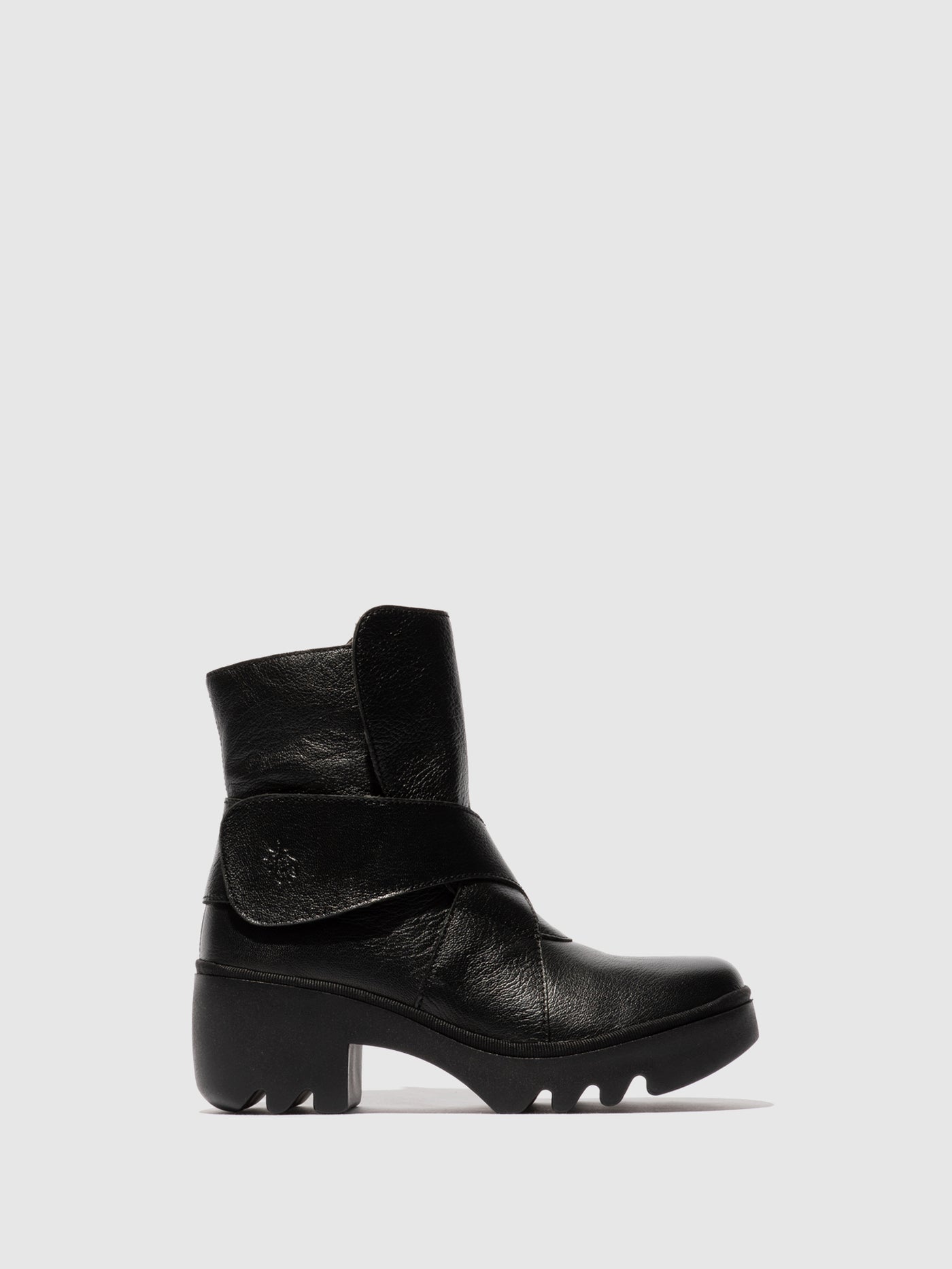 Velcro Ankle Boots TEFA532FLY BLACK