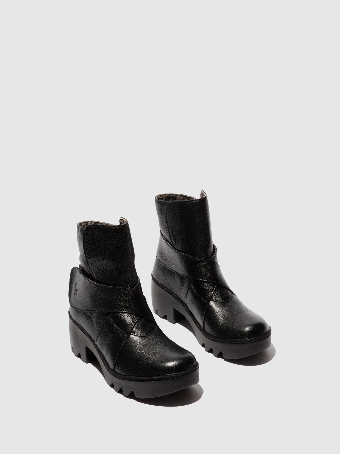 Velcro Ankle Boots TEFA532FLY BLACK