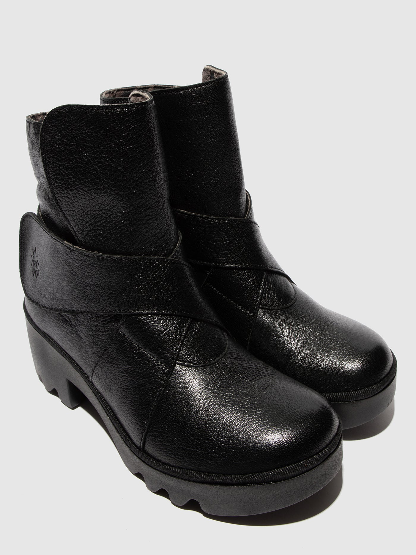 Velcro Ankle Boots TEFA532FLY BLACK