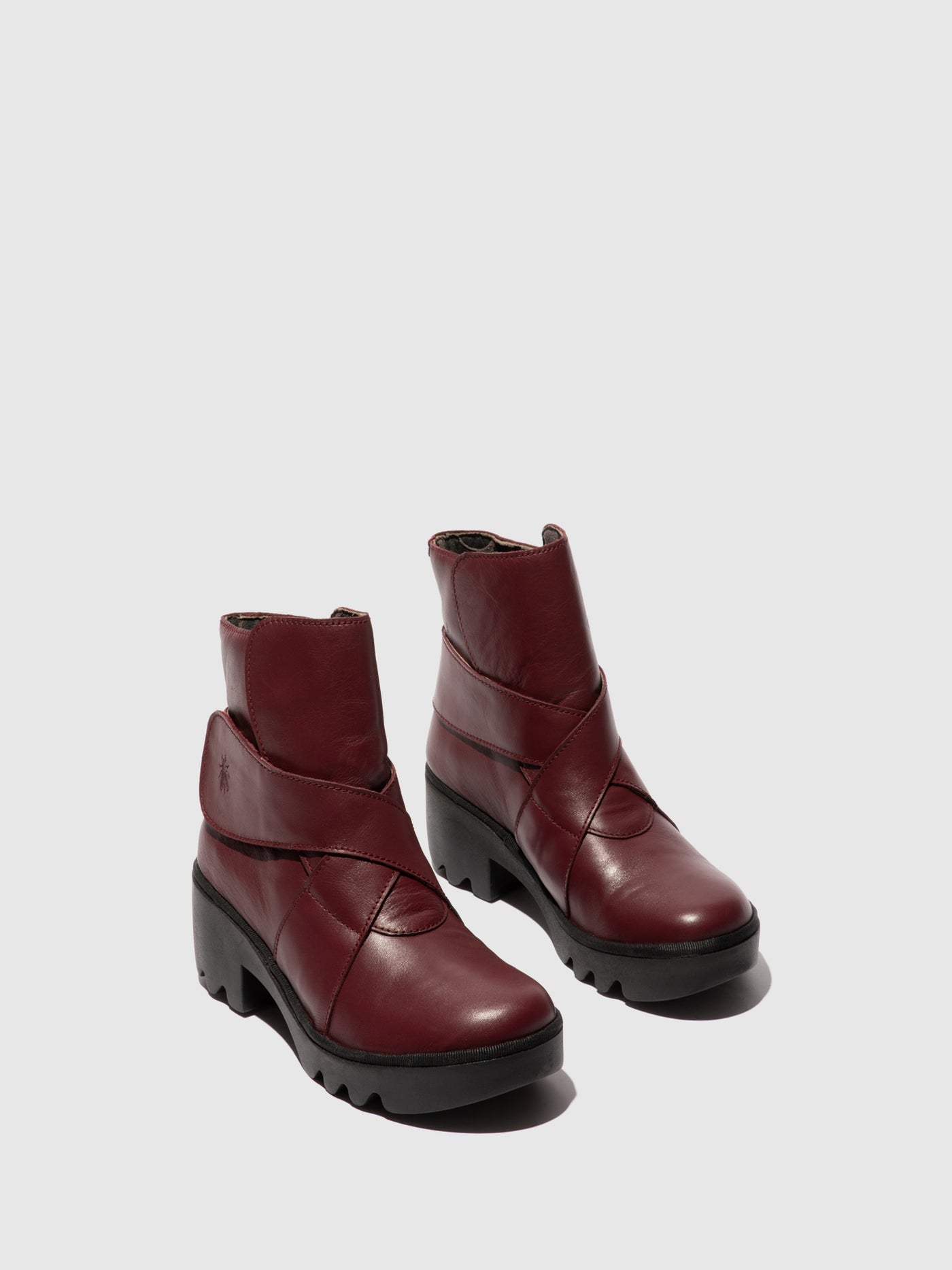 Velcro Ankle Boots TEFA532FLY WINE