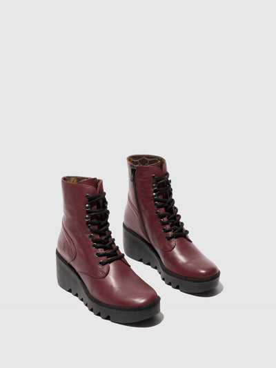 Lace-up Ankle Boots BIRR534FLY WINE