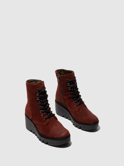 Lace-up Ankle Boots BIRR534FLY OXBLOOD