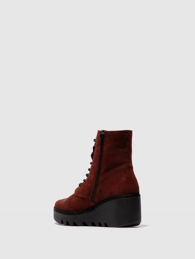 Lace-up Ankle Boots BIRR534FLY OXBLOOD