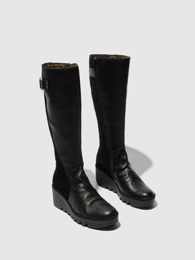 Zip Up Boots BEFY541FLY BLACK