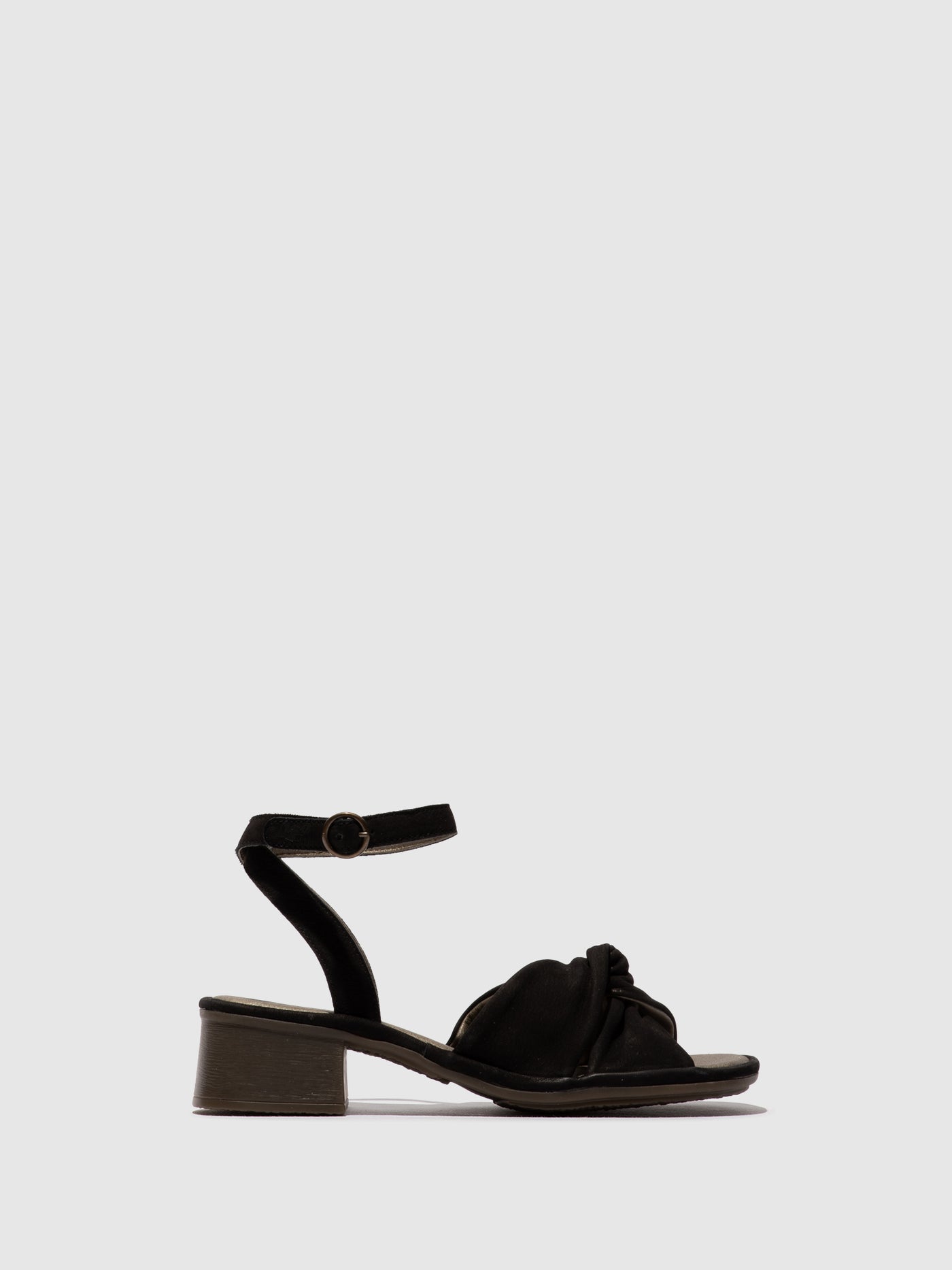 Ankle Strap Sandals EZEN570FLY BLACK