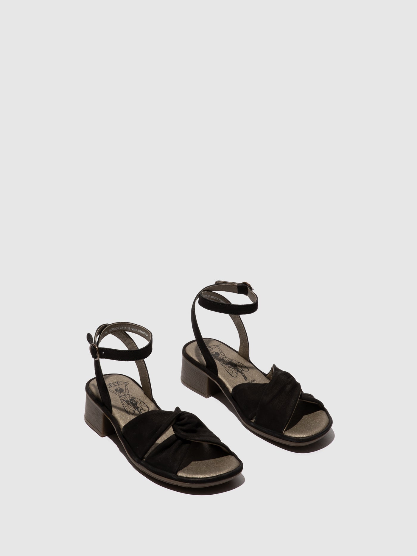 Ankle Strap Sandals EZEN570FLY BLACK