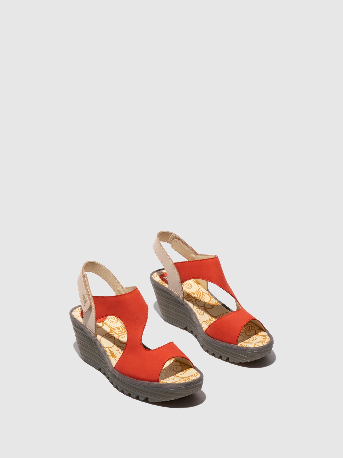Sling-Back Sandals YOXA576FLY DEVIL RED/NATURAL