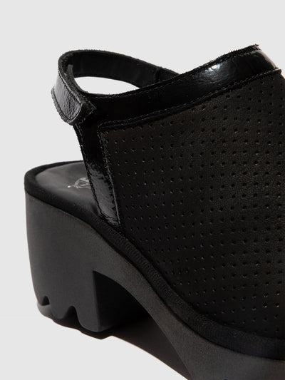 Sling-Back Sandals TEIF577FLY BLACK