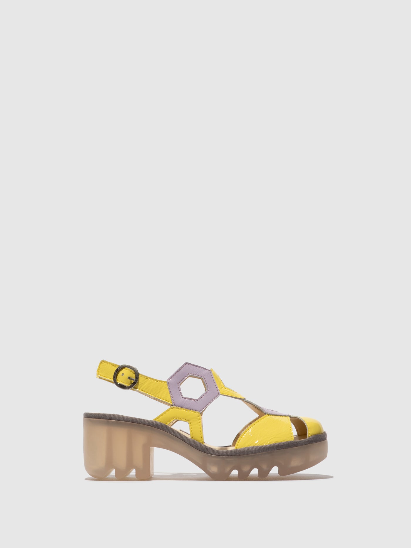 Sling-Back Sandals TRUL582FLY LEMON/VIOLET