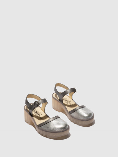 Sling-Back Sandals TEYO583FLY SILVER/PLOMO