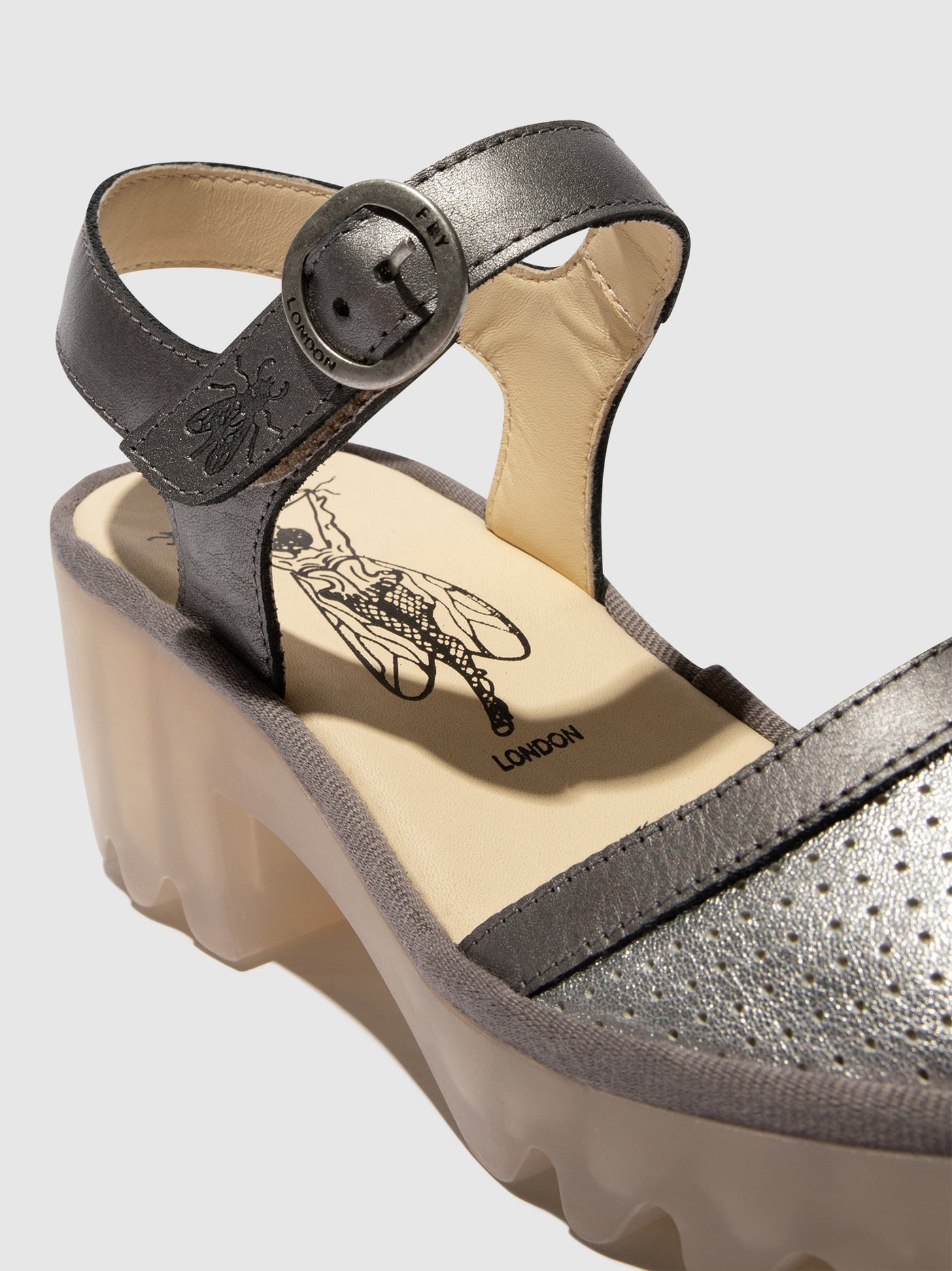 Sling-Back Sandals TEYO583FLY SILVER/PLOMO