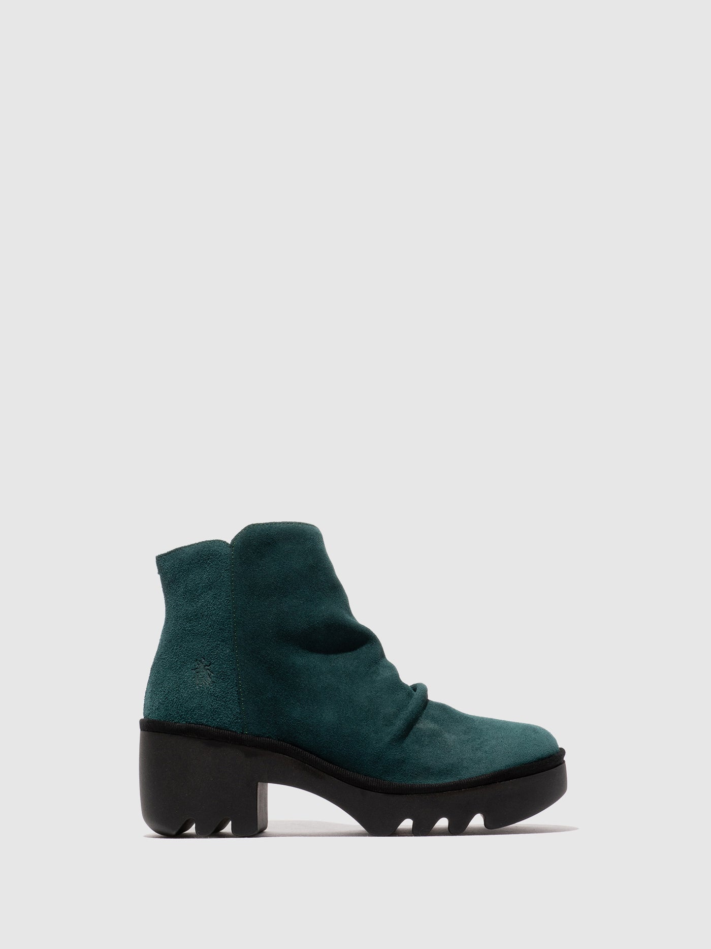 Zip Up Ankle Boots TULP592FLY PETROL