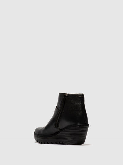 Buckle Ankle Boots YORT597FLY DUBLIN BLACK
