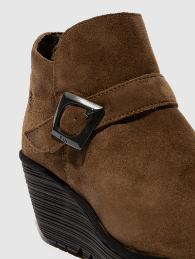 Buckle Ankle Boots YORT597FLY ELEPHANT