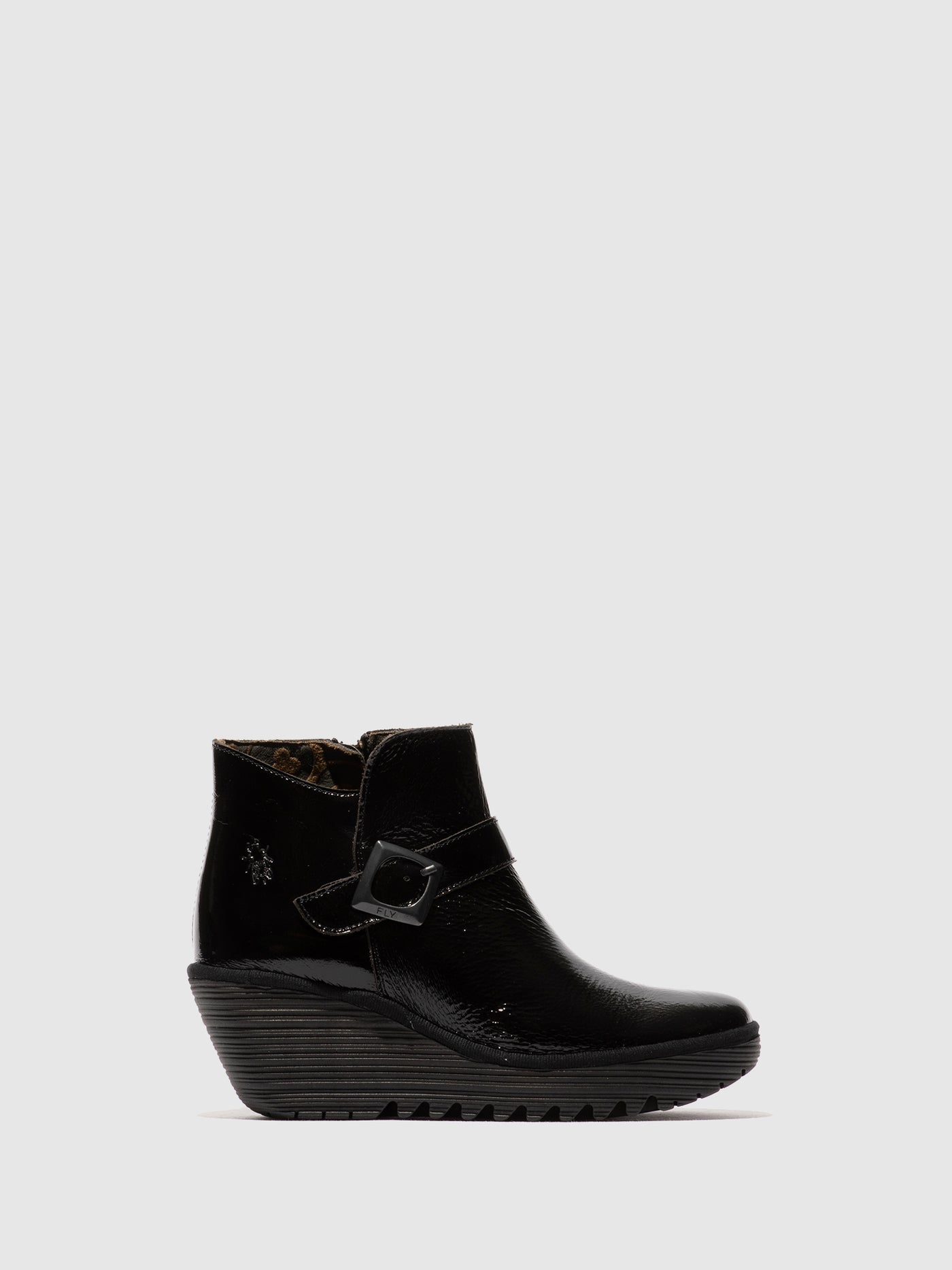 Buckle Ankle Boots YORT597FLY NAPPALAK BLACK