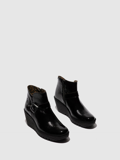 Buckle Ankle Boots YORT597FLY NAPPALAK BLACK