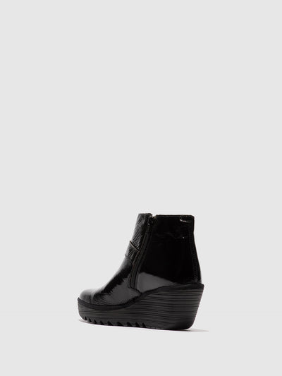 Buckle Ankle Boots YORT597FLY NAPPALAK BLACK