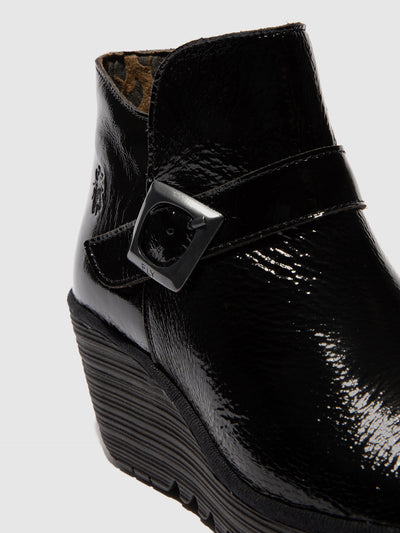 Buckle Ankle Boots YORT597FLY NAPPALAK BLACK