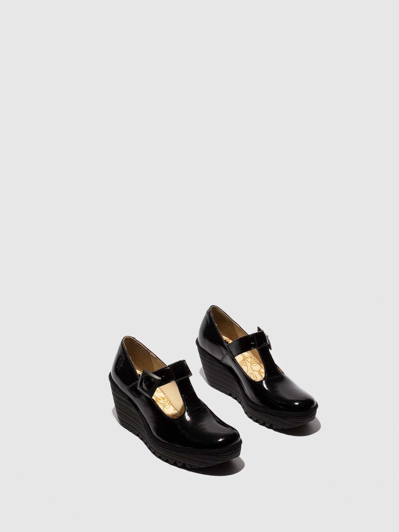 Buckle Shoes YALD598FLY NAPPALAK BLACK