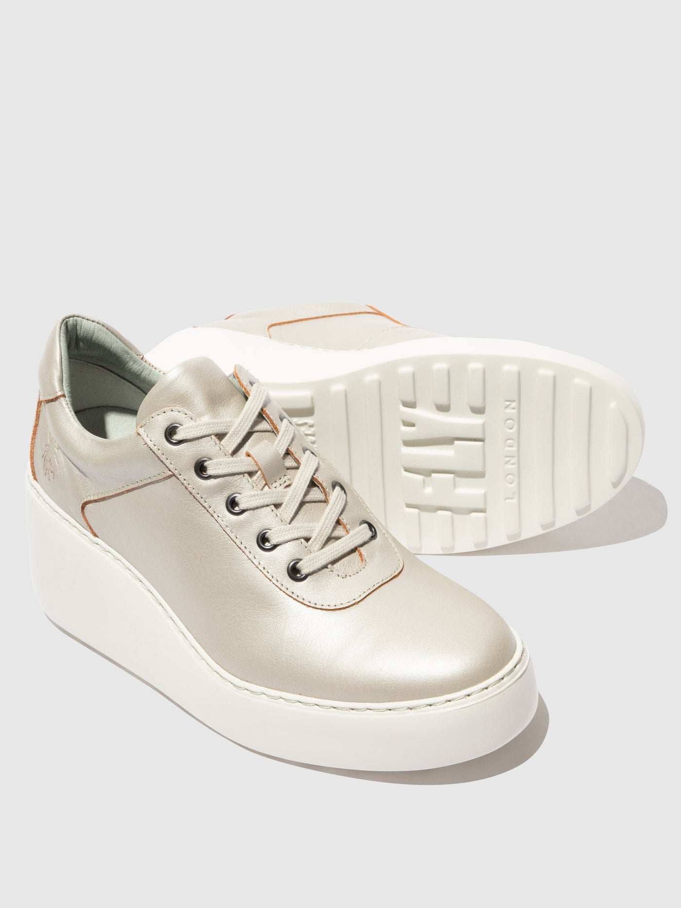 Lace-up Trainers DIPO638FLY SILVER