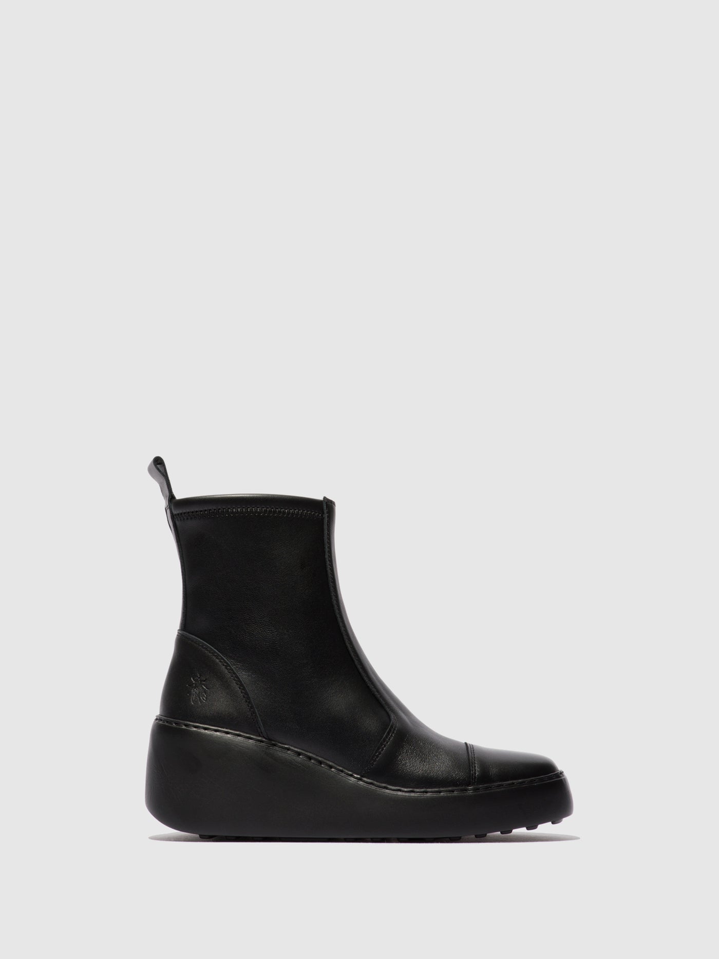 Zip Up Ankle Boots DAIK644FLY BLACK