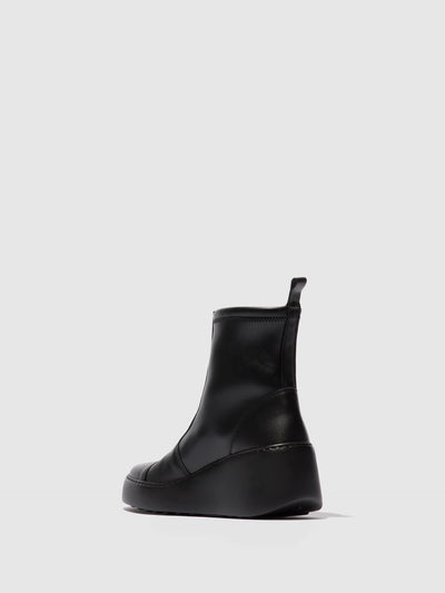 Zip Up Ankle Boots DAIK644FLY BLACK