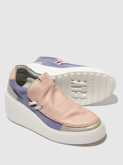 Slip-on Trainers DAVY667FLY SILVER/PALE PINK/VIOLET