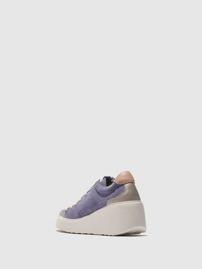 Lace-up Trainers DUFY671FLY SILVER/PALE PINK/VIOLET