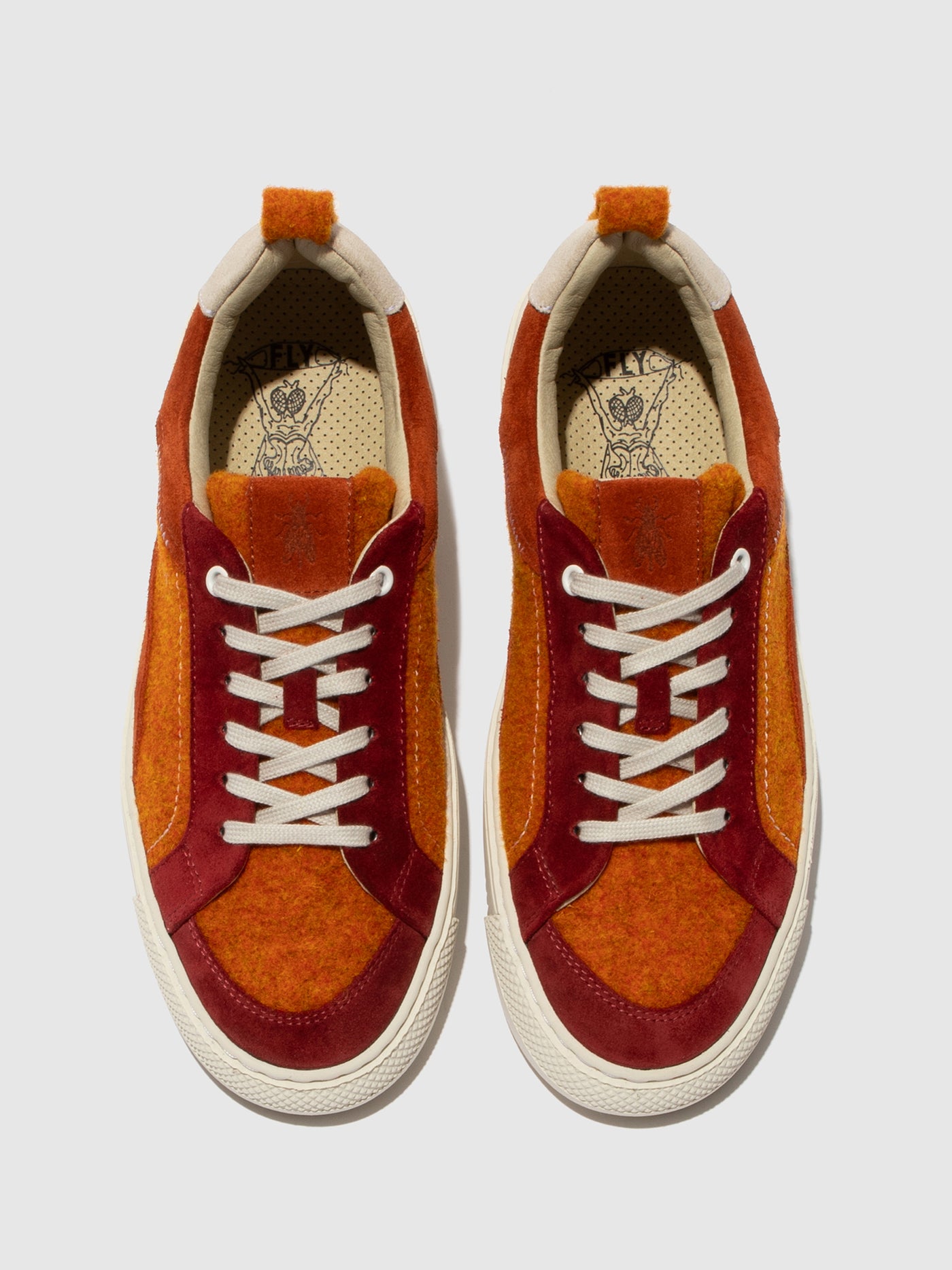 Low-Top Trainers TAIK687FLY ORANGE/CHERRY/BRICK/OFFWHITE