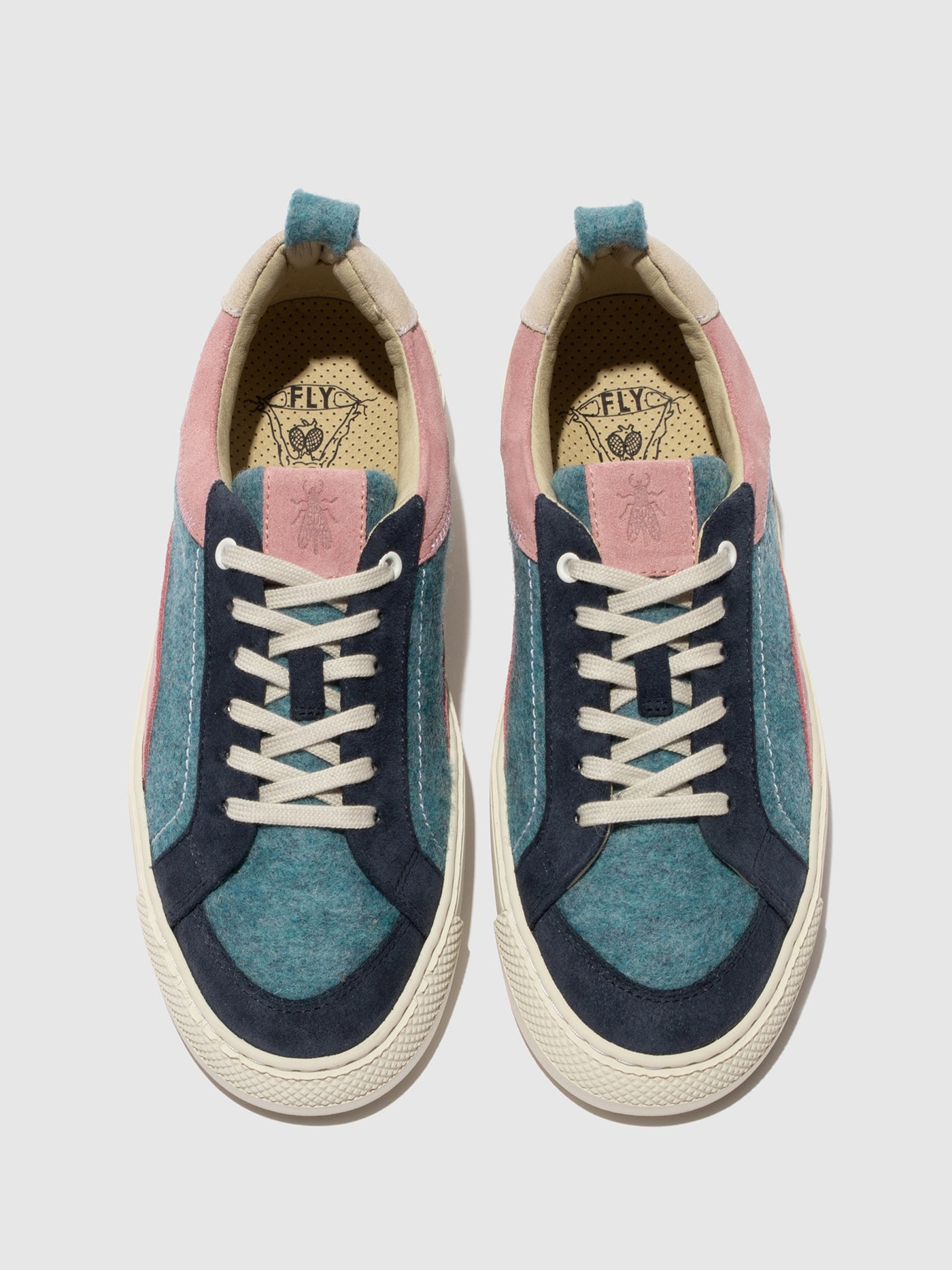 Low-Top Trainers TAIK687FLY JEANS/JEANS/PALE PINK/OFFWHITE