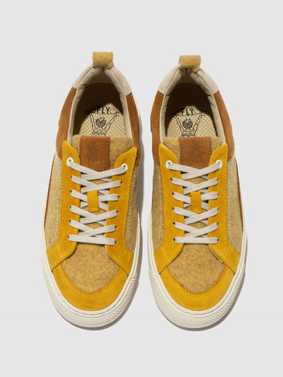 Low-Top Trainers TAIK687FLY PALE YELLOW/YELLOW/CAMEL/OFFWHITE