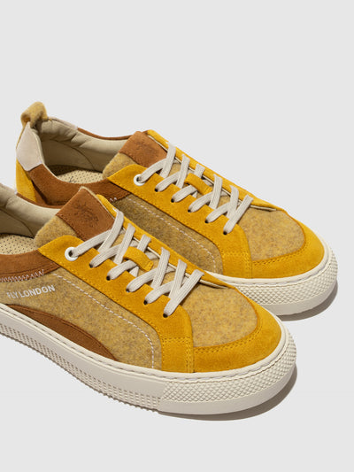 Low-Top Trainers TAIK687FLY PALE YELLOW/YELLOW/CAMEL/OFFWHITE