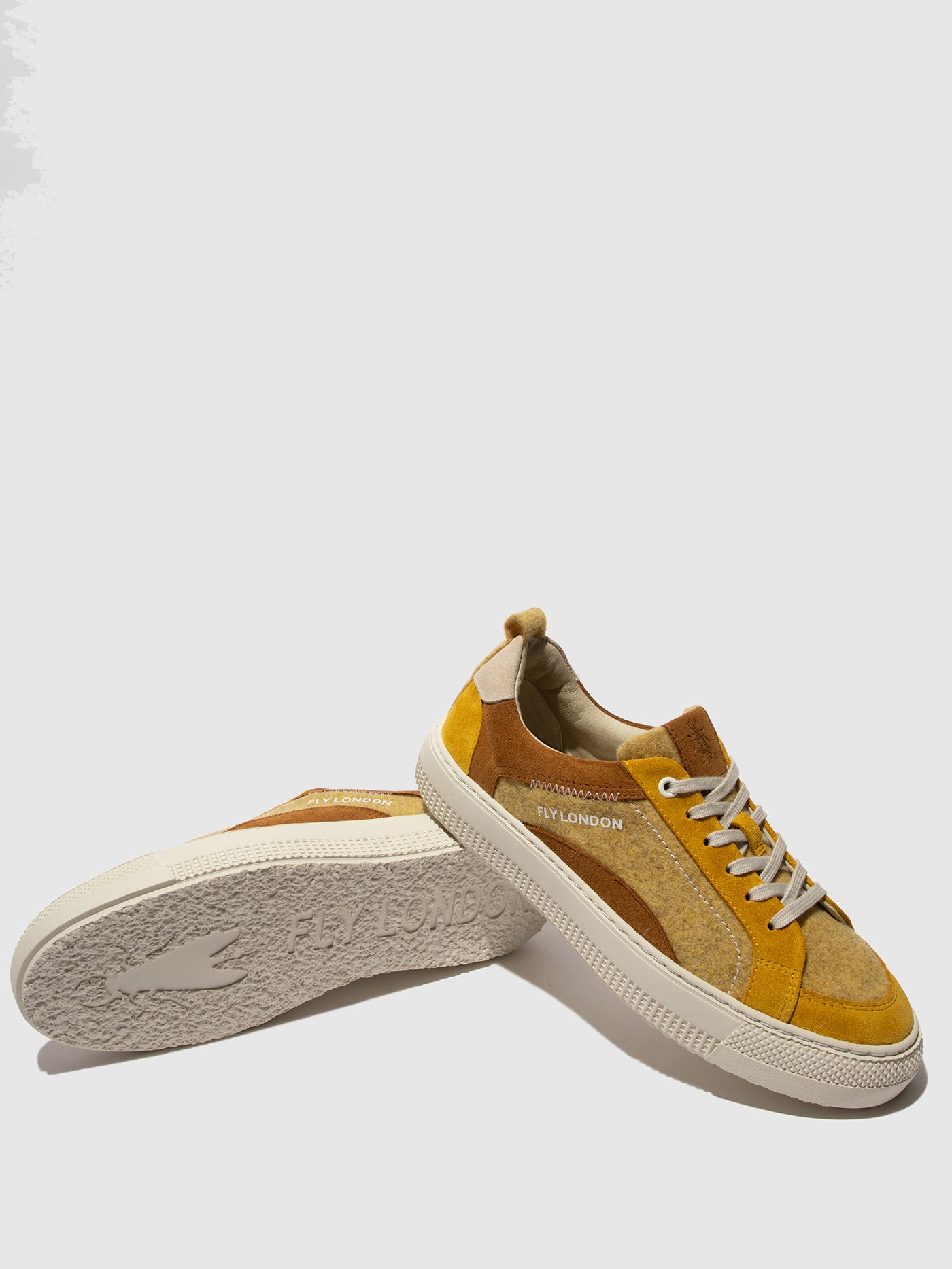 Low-Top Trainers TAIK687FLY PALE YELLOW/YELLOW/CAMEL/OFFWHITE