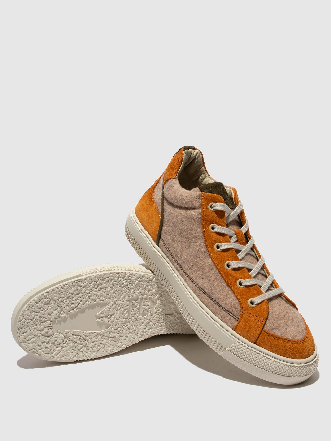 Hi-Top Trainers TELY688FLY BEIGE/CARAMEL/ASPEN